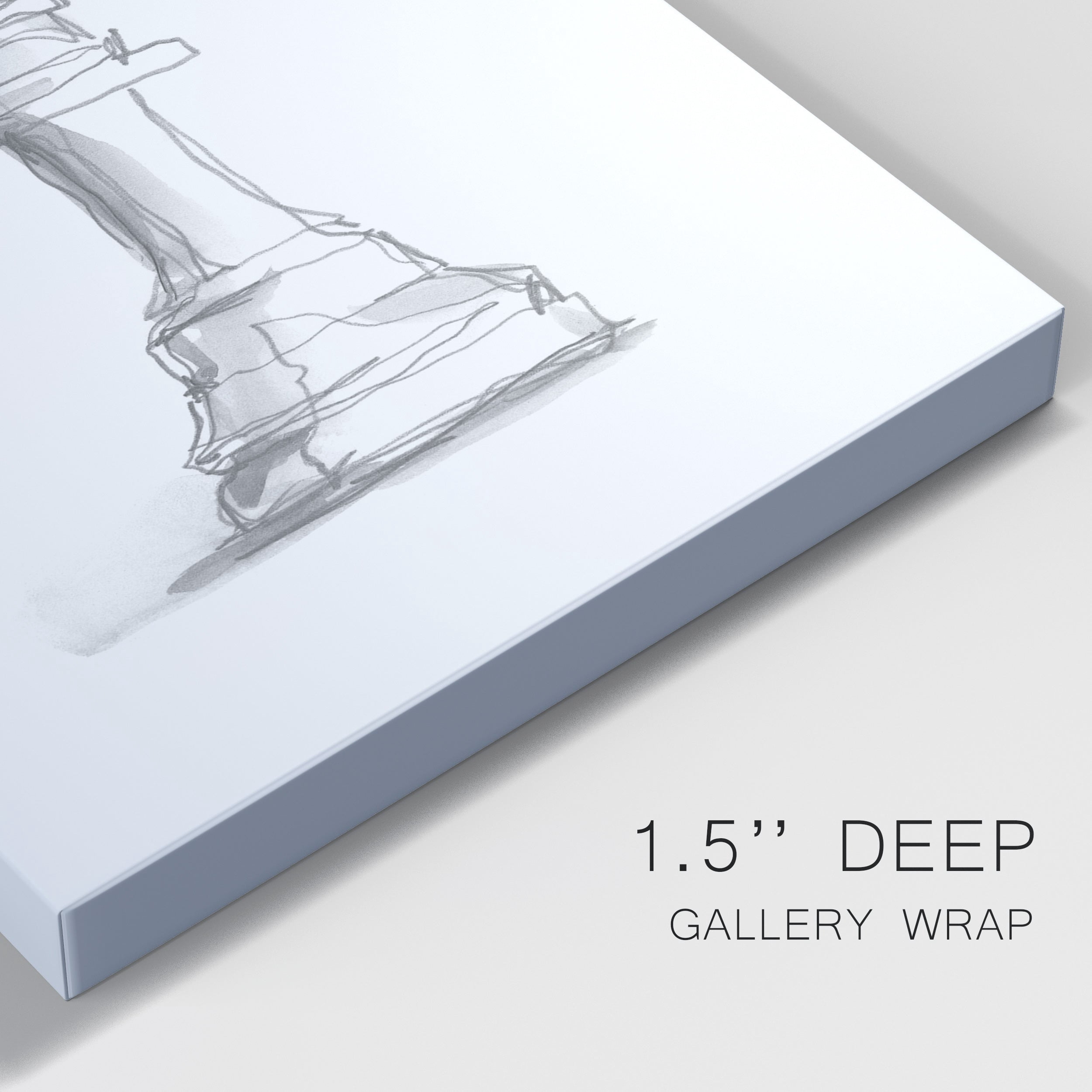 Chess Piece Study IV Premium Gallery Wrapped Canvas - Ready to Hang