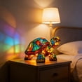thumbnail image 4 of Resin Animal Night Light, LED Art Sculpture with Soft Glow, Handcrafted Desktop Decoration for Bedroom Living Room, Multi-Mode Lighting, USB or Battery Powered, Ideal Gift for Kids and Art Lovers, 4 of 6