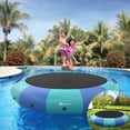 thumbnail image 6 of Barara King Backyard Trampoline, Trampoline, 15 Feet Inflatable Splash Padded Water Bouncer Trampoline-Blue, 6 of 11