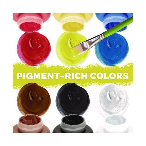 Acrylic Paint Set, Six Assorted Classic Colors, 2 oz Bottles, 6/Box | Bundle of 2