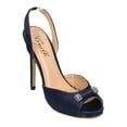 thumbnail image 1 of New Women Camille SGL1455-7 Satin Peep Toe d'Orsay Stiletto Slingback Sandal, 1 of 6