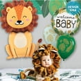 thumbnail image 3 of 18 inch Jungle Welcome Baby Betallic Foil Mylar Balloon - Party Supplies Decorations, 3 of 3