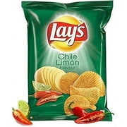 Lay's Chile Lemon Flavour Potato Chips 50 gms pack Pack of 2
