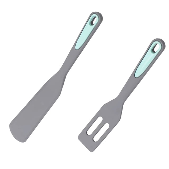 Harpily Cooking Utensils Mini Service Spatula Curved Sugar Coated Spatula Heat Flexible Non Stick Silicone
