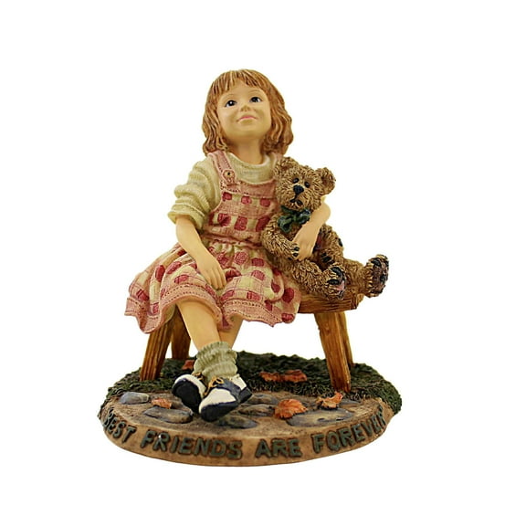 Boyds Bears Resin Samantha w/Connor Best Friends - One Figurine 4.5 Inch, Resin - Friendship Dollstone 3559