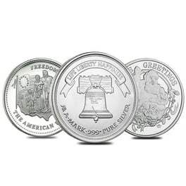 1 oz Silver Round - Seated Liberty Dollar (Replica) - Walmart.com