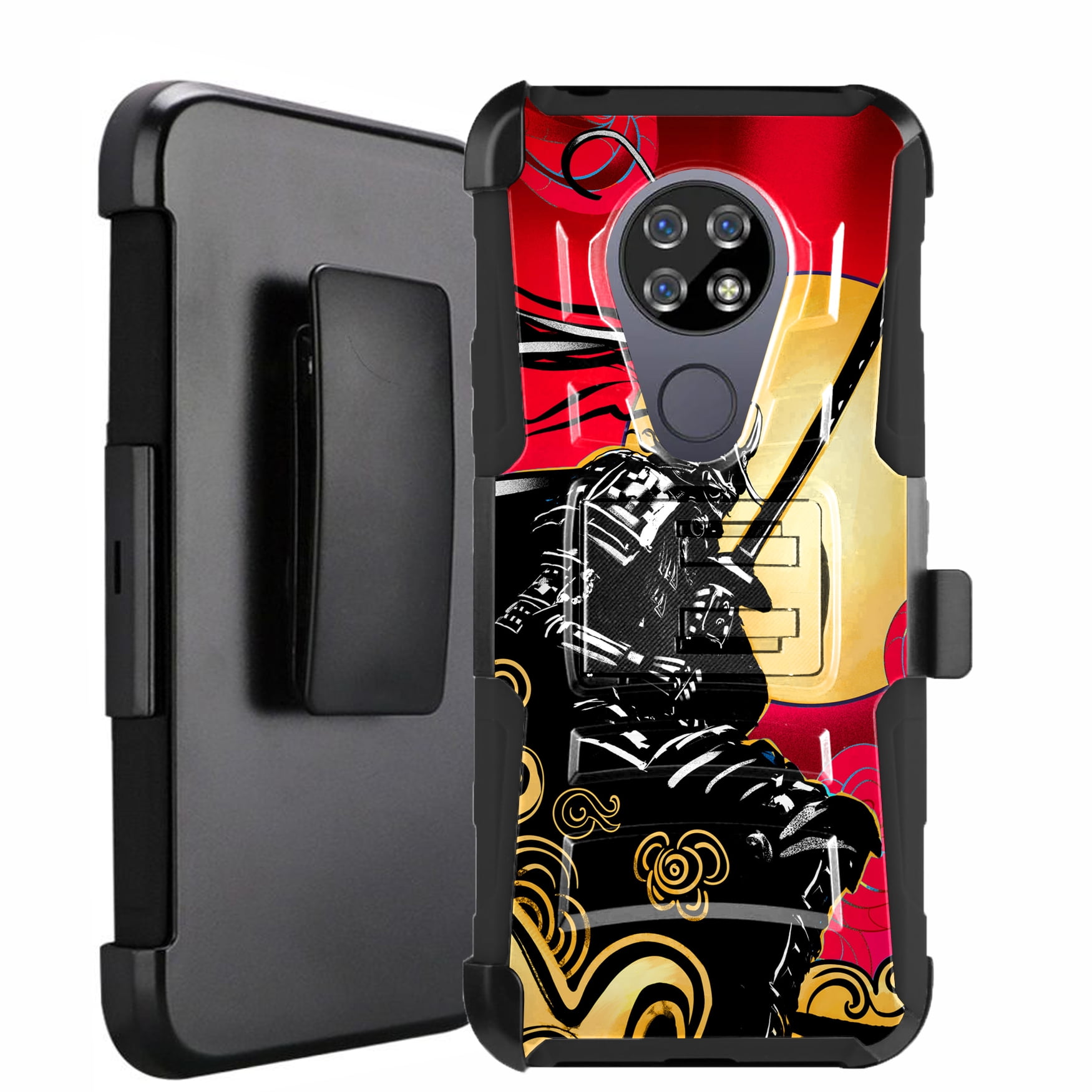 DALUX Hybrid Kickstand Holster Phone Case Compatible with Cricket