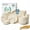 Beige, variant on Homienly 40-Piece Unbreakable Wheat Straw Dinnerwave Sets Plates and Bowls Sets for Kitchen, RV, Dorm, Lightweight Camping Dishes Set, Service for 8, Microwave and Dishwasher Safe Dish Sets (Multi)