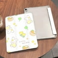 thumbnail image 4 of Tuohive Trifold TPU Stand iPad Case for Mini6 8.3in Auto Wake Sleep Smart Stand Back Cover with Pen Slot,Rabbit Tulip, 4 of 12