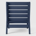 thumbnail image 6 of WestinTrends Avalon Outdoor HDPE Deep Seating Modular Armless Patio Chair, Navy Blue, 6 of 9