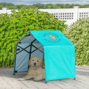 Life Is Good 3.5' Outdoor Pet Shade, Versatile Pop-up Canopy Tent for Dogs, Cats, Small Animals