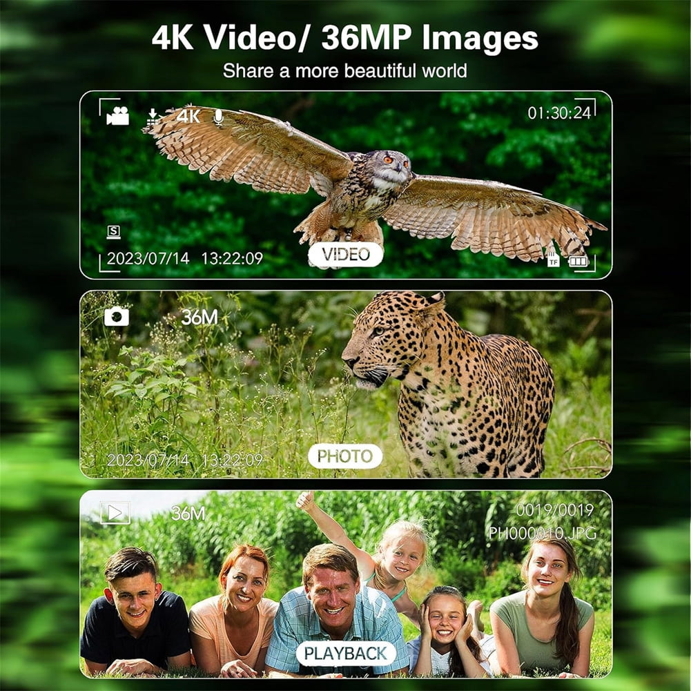Night Vision Goggles 4K Night Vision Binoculars with 32GB Memory Card,8X Digital Zoom,3.2'' HD Screen for Camping Farm & Security