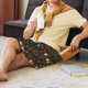 thumbnail image 5 of Fotbe Boho Owl Pantalones Cortos de Pijama para Hombre, Ropa de Dormir, Pantalones de Pijama Cortos para Hombre-3X-Large, 5 of 6