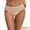 Beige, variant on Unique Bargains Women's Lace Mid-Waisted Full Coverage Briefs L Beige