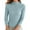 Light Blue, variant on EDFBUYKRS Female Sweaters 2026 Women Oversized Turtle Cowl Neck Sweater Knit Long Batwing Sleeve Tunic Pullover Solid Color Winter Top Fall Sweater M