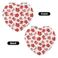 thumbnail image 2 of Kdxio Realistic Maple Leaf Pocket Mirror, 1X/2X Travel Makeup Mirror 2-Sided Folding Small Mirror Portable Double-Sided Magnifying Cosmetic Mirror for Gift-Heart Shape, 2 of 9