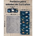 thumbnail image 4 of Primlect Tapete para Siesta, 55"x35", Sacos de Dormir Gruesos de Espuma con Funda Desmontable y Lavable, para Guardería, 4 of 7