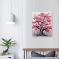 thumbnail image 4 of COMIO Blooming Flower On Canvas, Vintage Peach Tree Wall Art Print, Wall Decor Living Room, Monument Cherry Blossom Watercolor Wall Art, 4 of 5