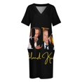 thumbnail image 4 of Roland Kaiser - Festival Roland Kaiser - Merchandising de Roland Kaiser - Vestido holgado con bolsillos, vestidos de fiesta para mujer, vestidos para eventos especiales, 4 of 7