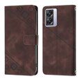thumbnail image 2 of Compatible with OnePlus Nord N300 Classic Embossed PU Leather Case with Card Holder Shockproof Cover, 2 of 5