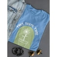 thumbnail image 3 of Take Your Time To Grow T-Shirt Women -Smartprints Designs, Female 3X-Large, 3 of 4