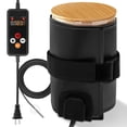 thumbnail image 2 of Qenwkxz Sourdough Starter Warmer, Sourdough Starter Warmer Wrap, Sourdough Heating Warming Mat with Temperature Control(41-113℉), 24H Timer, Dough Bread Warmer for Kitchen Baking Fermentation, 2 of 11