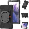 thumbnail image 3 of Funda protectora de color para Samsung Tab S7 Fe de 12,4 pulgadas con soporte para bolígrafo, anillo ajustable grande y protección contra golpes., 3 of 5