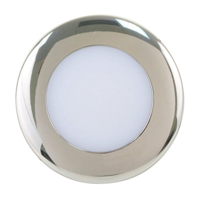 Downlight Scandvik A2.5 de 4 colores con moldura SS de 8 a 30 V, acceso para barcos.