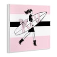 thumbnail image 3 of Stupell Industries Glam Girl With Surfboard Novelty Painting Unframed Art Print Wall Art, 12 x 12, 3 of 7
