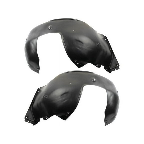 Front Fender Liner Set 2 Piece - Compatible with 1997 - 2003 BMW 540i 1998 1999 2000 2001 2002