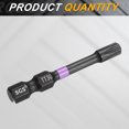 thumbnail image 3 of Uxcell TT30 Torx Impact Screwdriver Bit 1/4" Hex Shank 2" Long Magnetic with Hole, 3 of 7