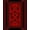 Red, Pattern 11, variant on ODIKA 4'x6' Machine Washable Non-Slip Area Rug, Chic Gothic Trellis Ornamentation High Traffic Rug, Red, 26486