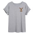 thumbnail image 2 of Yellowstone - Yellowstone Montana - Women's Oversized Graphic T-Shirt, 2 of 6