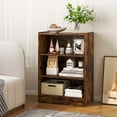 thumbnail image 2 of Costway 3-Tier Bookcase Open Multipurpose Display Rack Cabinet with Adjustable Shelves, 2 of 10