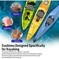 thumbnail image 5 of Kayak Seat Cushion, Thicken Anti Slip Waterproof Gel Kayak Seat, Portable Canoe Rowing Rubber Dinghy Pad for Stadium Sit in Kayak Inflatable Fishing Kayak Canoe Kayak Accessories, 5 of 6