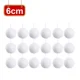 thumbnail image 3 of 54/6 piezas de bolas de espuma para Navidad, colgantes para árbol de Navidad, bolas de nieve blancas, adornos para bodas, fiestas de Año Nuevo, adornos para el hogar, 3 of 5