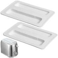 thumbnail image 4 of SHISUYAN 2 Pcs Silicone Toaster Covers for 2 Slice Breakfast Maker Bread Maker Lid, 4 of 8