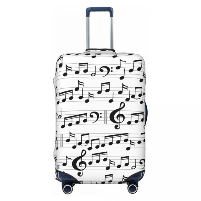 Housse de Valise Notes de Musique Colorées Housses de Bagages Élastiques pour 18-32 Pouces