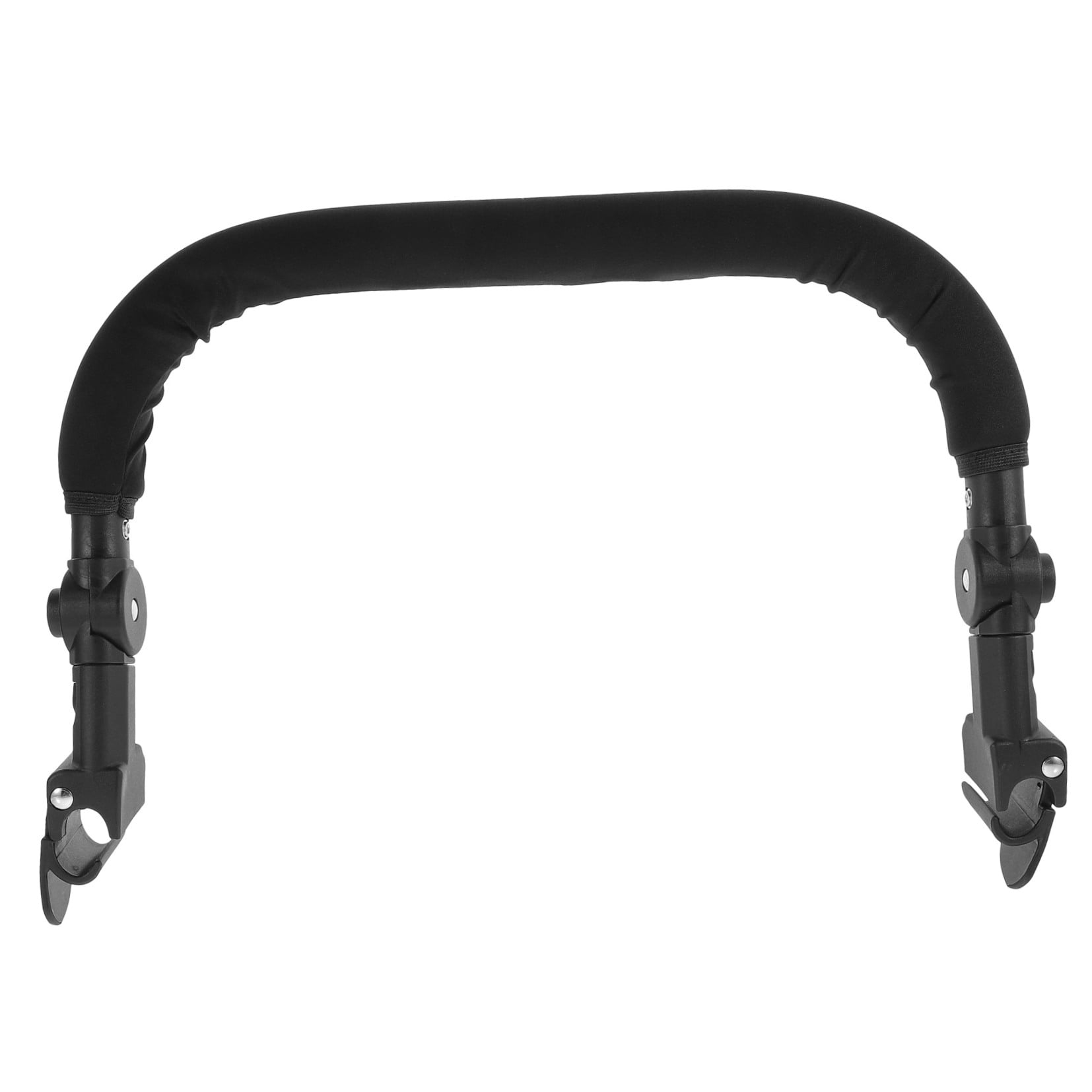 Pawsdot Adjustable Stroller Handle Black Sponge Plastic for Parents Daily Use 1Pcs