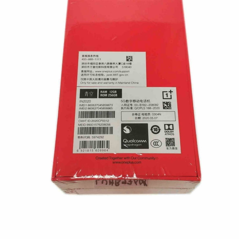 OnePlus 8 Pro iN2020 256GB 12GB RAM (GSM Only) International