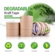 thumbnail image 4 of Cinta de embalaje ADHES de papel kraft biodegradable de 5 cm x 50 m, 3 rollos, 4 of 8