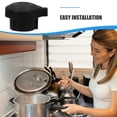 thumbnail image 3 of Raindrops 2Pcs Pressure Cooker Replacement Steam Valve for Home Use Easy Install Black Plastic Materials, 3 of 8