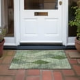 thumbnail image 6 of Addison Rugs Chantille Indoor/Outdoor Transitional Geometric Green Washable Rectangle Rug, 1'8" x 2'6", 6 of 6