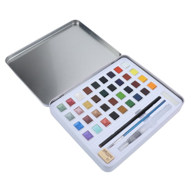 Portable Watercolor Set, Water Color Paint Set Healthy 36 Colors For