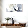thumbnail image 3 of Elephant Stock Wave Break Ii Wall Art - Horizontal Multi Panel Canvas - Living Room Wall Decor - Abstract Multi Panel - White And Blue Decor By Jennifer Goldberger - 38" x 18", 3 of 8
