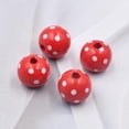 thumbnail image 5 of 60pcs DIY Wood Polka Dot Round Unfinished Beads Pendant for Jewelry Making Bracelet DIY Handmade, 5 of 6