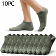 thumbnail image 2 of Miluxas 10 Pairs of Women's Ankle Socks, Thin Breathable Socks, Solid Color Casual Socks, Business Socks, 2 of 8