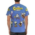 thumbnail image 2 of The Cuphead Show T-Shirt for Men Novelty 3D Pritneted Casual Short Sleeve Tees Shirt Summer Street T Shirt Top, 2 of 7