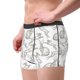 thumbnail image 2 of Fotbe Hand Drawn Rabbit Calzoncillos Tipo Boxer con Bolsa de Soporte Total para Hombre, X-Temp Fresco, Transpirable y de Secado Rápido-Medium, 2 of 5