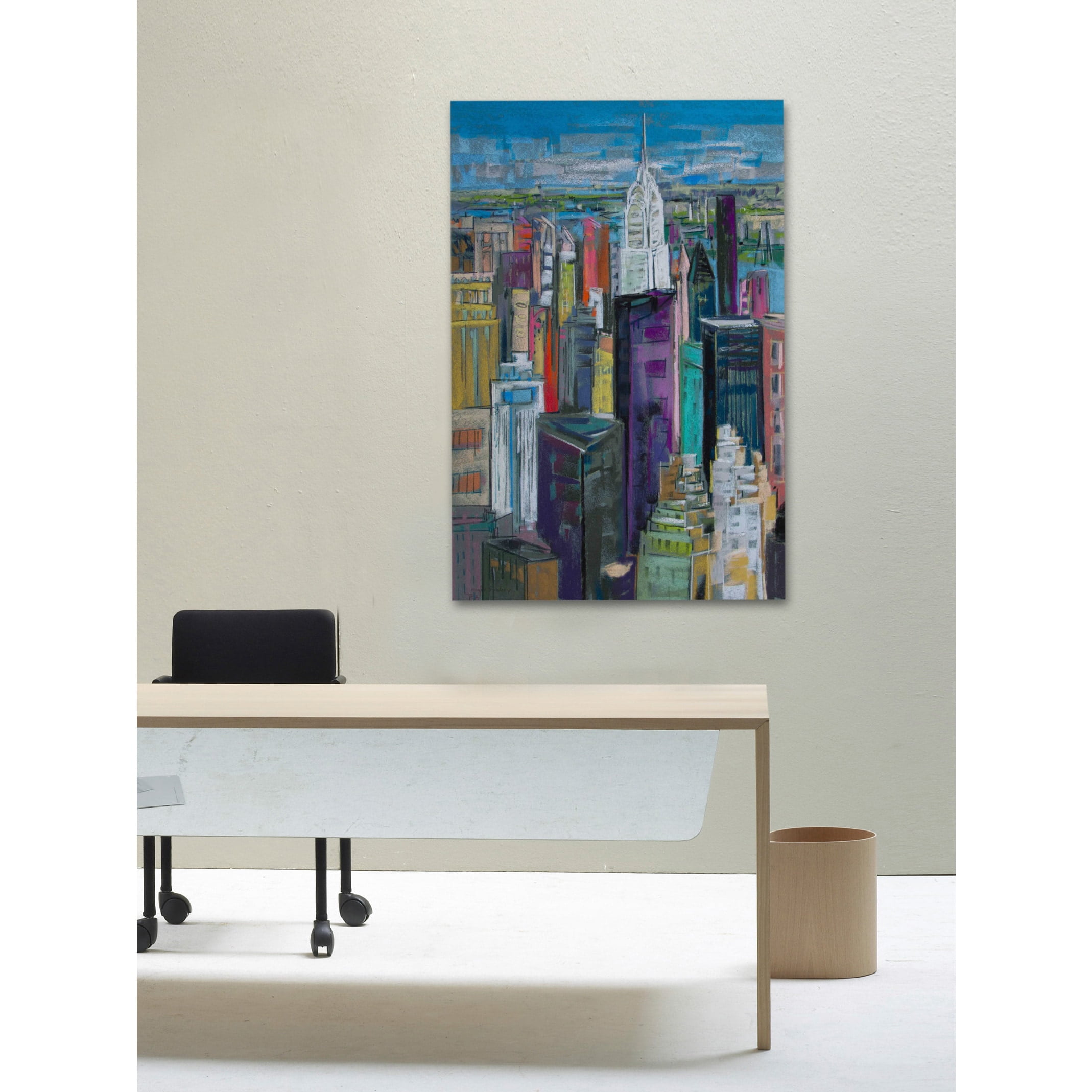 "Chrysler 7" Painting Print on Wrapped Canvas